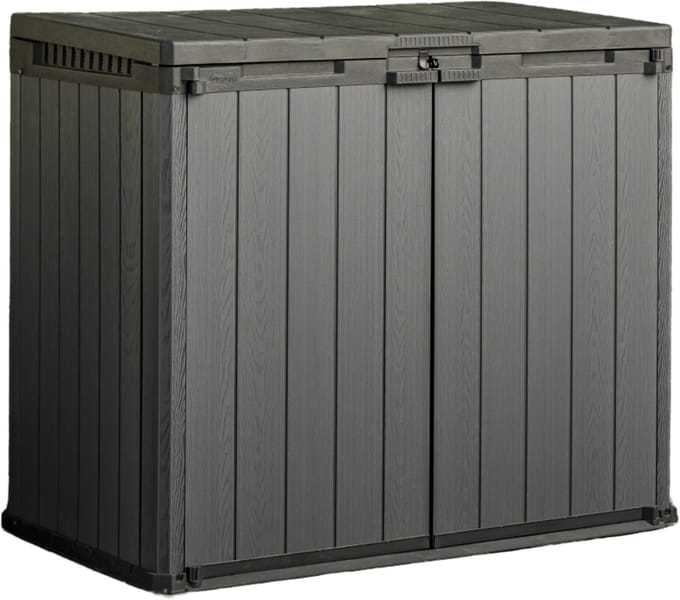 Keter Store It Out Darwin Opbergbox - 1100L - 141x82x117,5 cm - Grijs