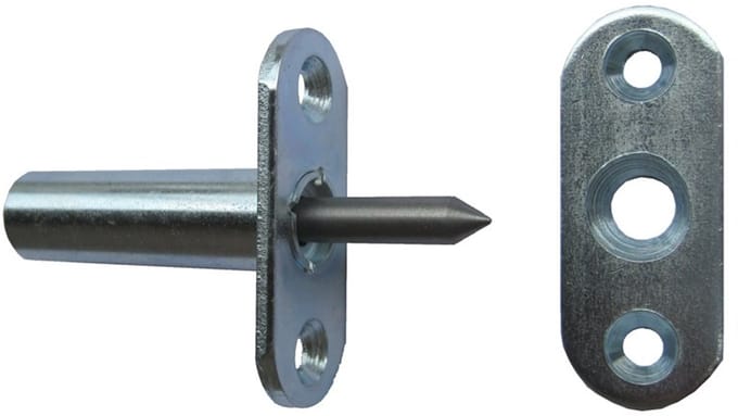 Dictator HLS-Catch behuizing 50 mm hotmelt inclusief tegenplaatje met extra inloop 5500032