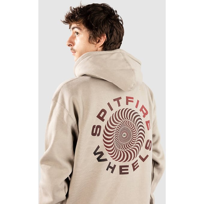 Spitfire Classic '87 Swirl Fade Fill Hoodie grijs