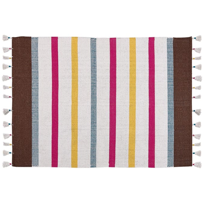HISARLI - Vloerkleed - Multicolor - 160 x 230 cm - Katoen