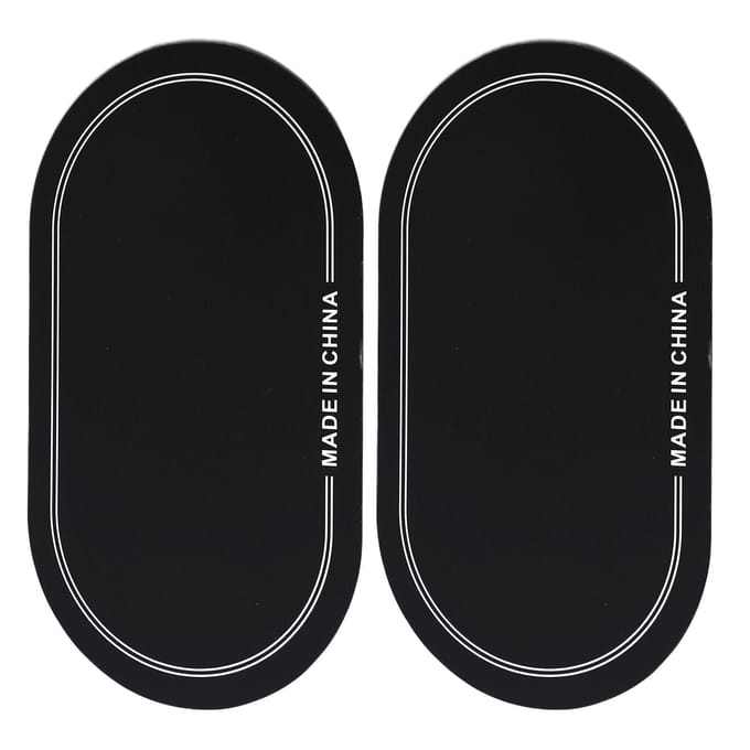 2 STKS Drumvel Patch PET Slijtvast Drumvel Patch Beschermer voor Oefening Optreden Dubbel black
