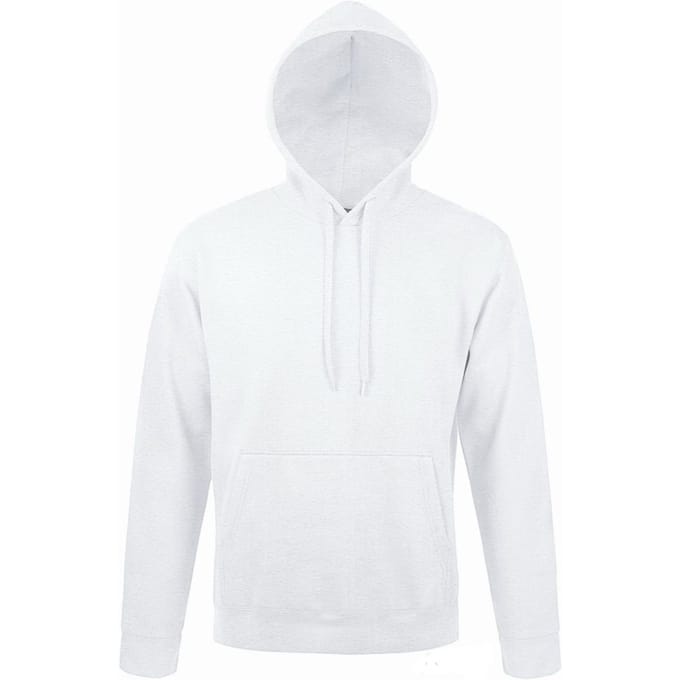 SOLS Snake Unisex Hooded Sweatshirt / Hoodie (Wit)