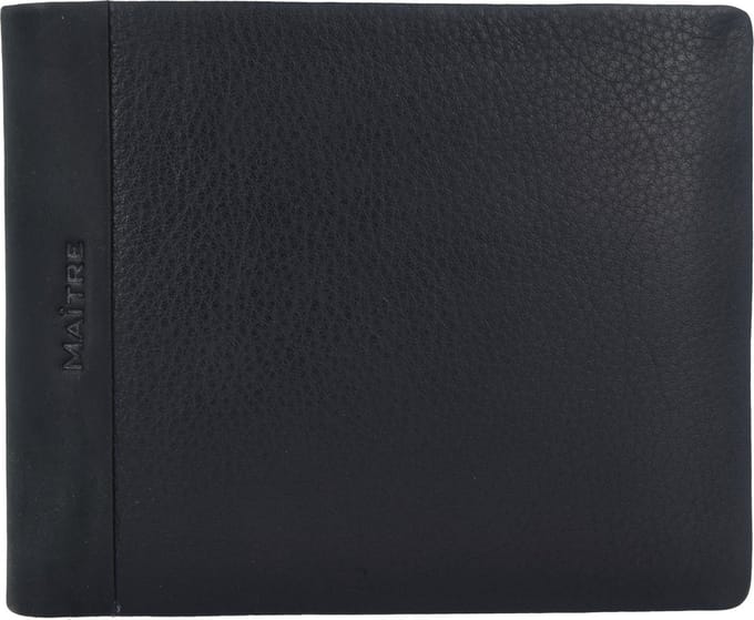 Maître Portemonnee Bundenbach Gandolf BillFold H4 Black Zwart