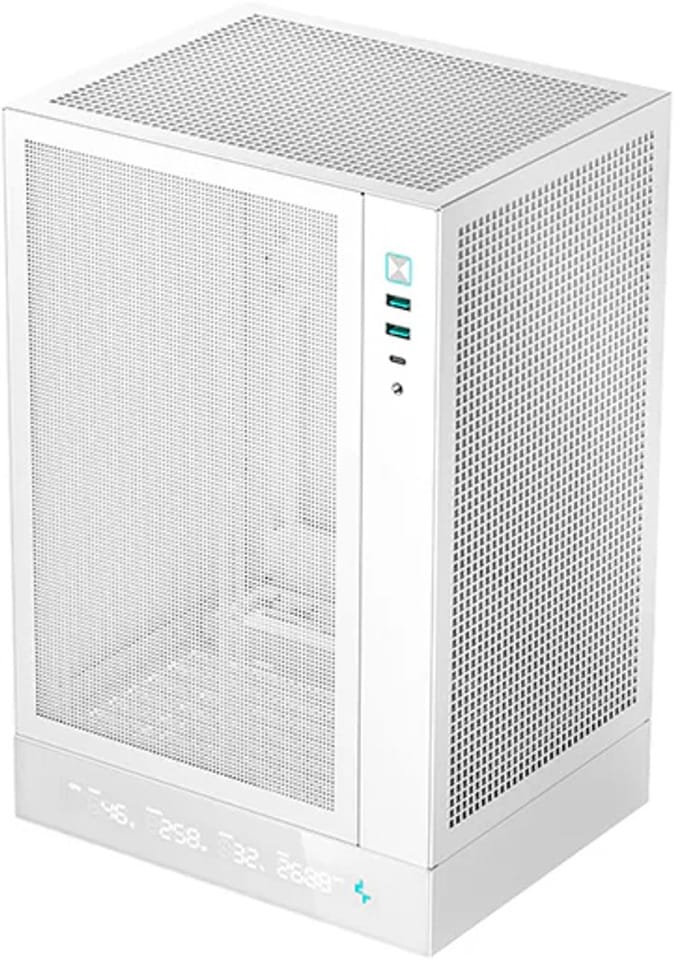 Deepcool CH170 - PC-behuizing - Digitale WH - ITX - Wit