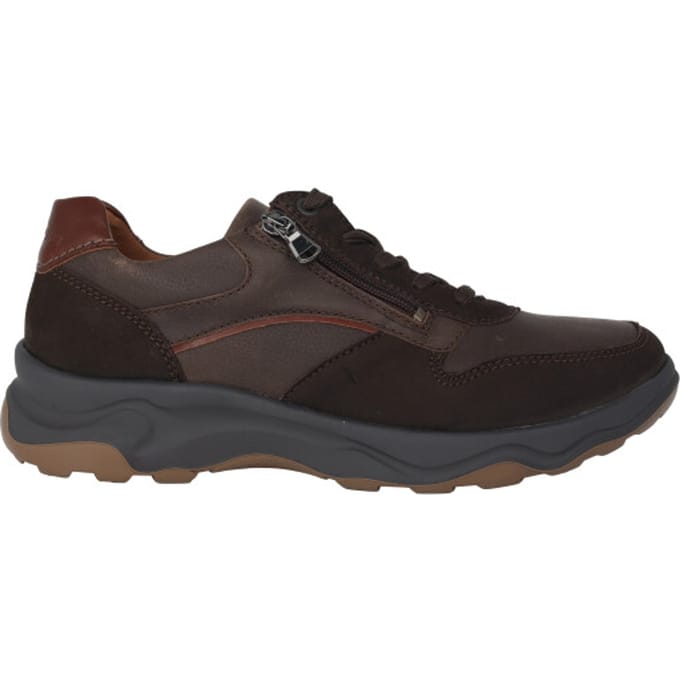 Waldläufer H-Max - heren sneaker - Bruin - maat 40.5 (EU) 7 (UK)