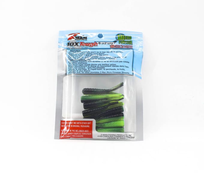 Leurre souple Zman Tiny TicklerZ 1,75 pouces 8/paquet Bumblebee (3819)