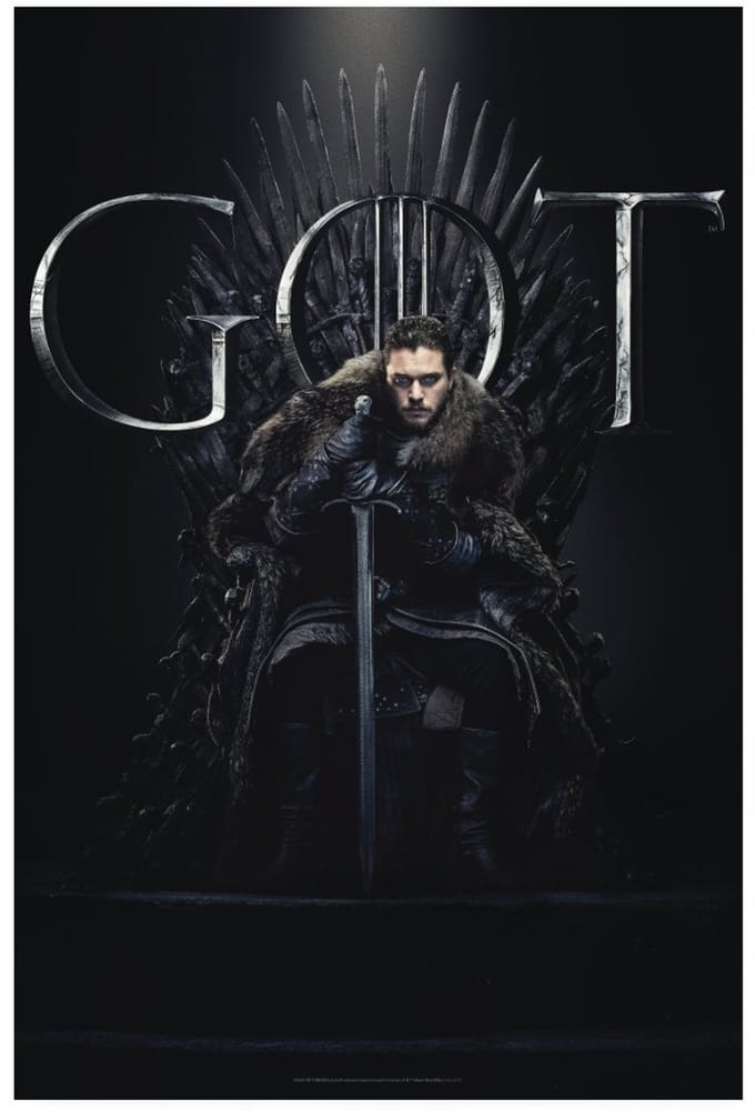 Game Of Thrones Jon Snow GOT Poster 20x30 cm