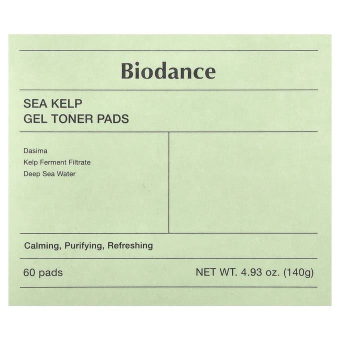 [Biodance] Zeewier Gel Toner Pads 140g 60EA white