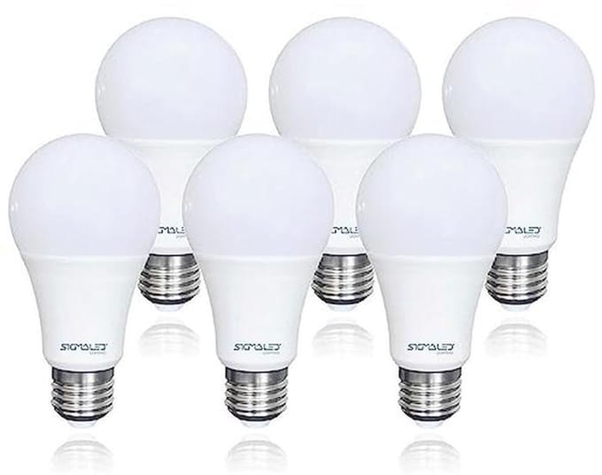 E27 LED lamp 15W - Warm wit licht 2800K - 1425 lumen - A60 LED-gloeilamp - Verpakking van 6