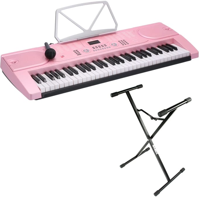 Keyboard starterset - Met gratis lessen en statief - Fazley FKB-050