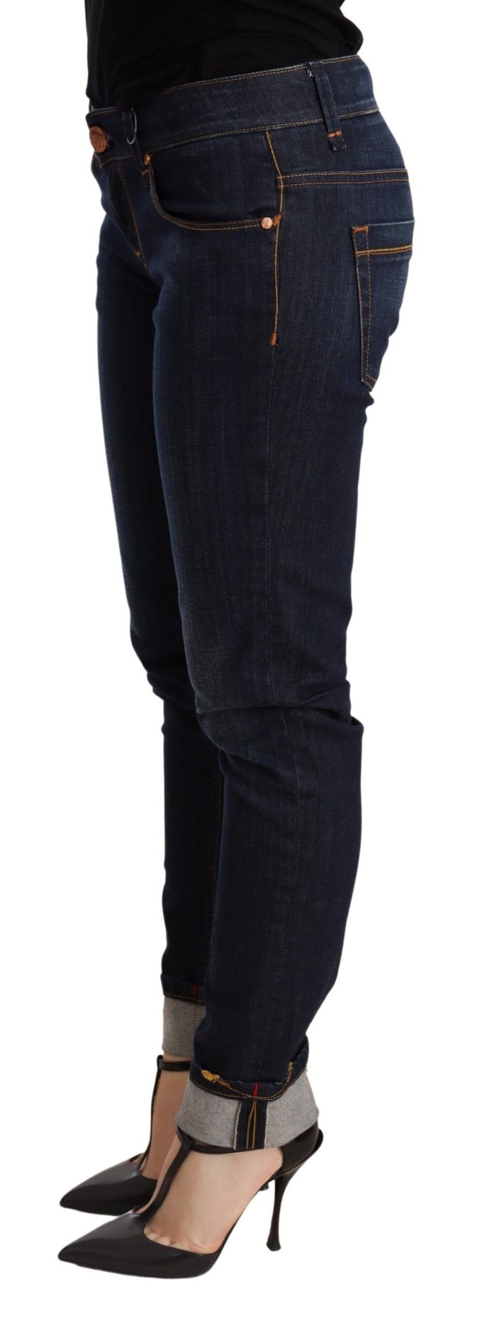 Acht Skinny Jeans Donker Was
