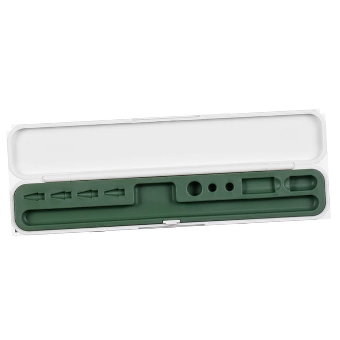 Stylus Pennenhoesje voor IOS Tablet Potlood Schokbestendig Redelijke Indeling Draagbaar Multifunctioneel Stylus Hoesje voor Reizen Groen groen