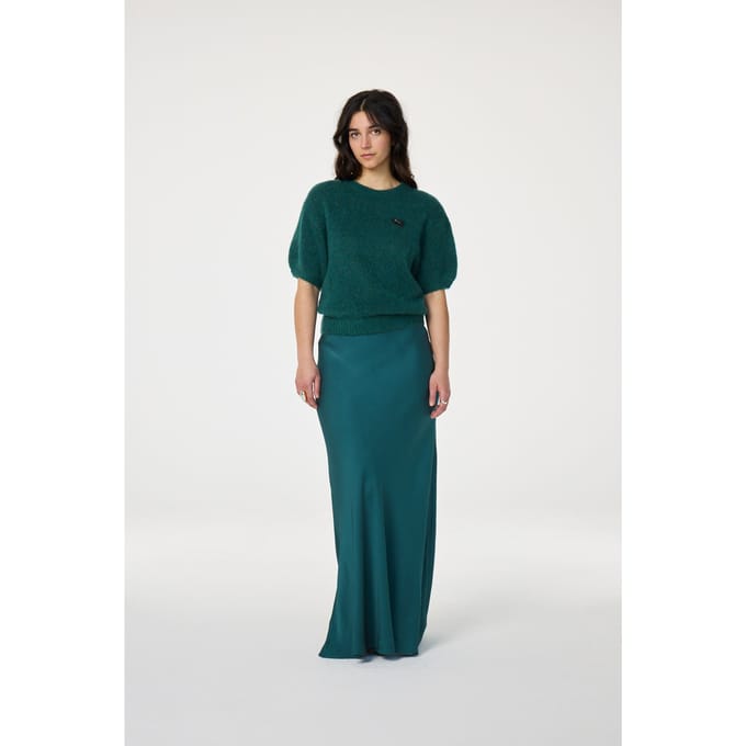 Fabienne Chapot Jetta Pullover Crystal Teal Maat: S | Sweaters Outlet | Dames | Groen