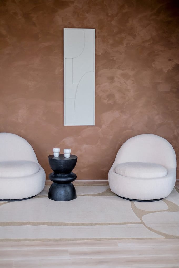 Vloerkleed Stone Bruin Interieur05
