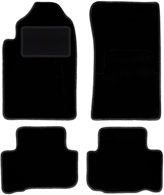 Zwarte veloursmatten voor: SsangYong Rexton II SUV (2006-2012)
