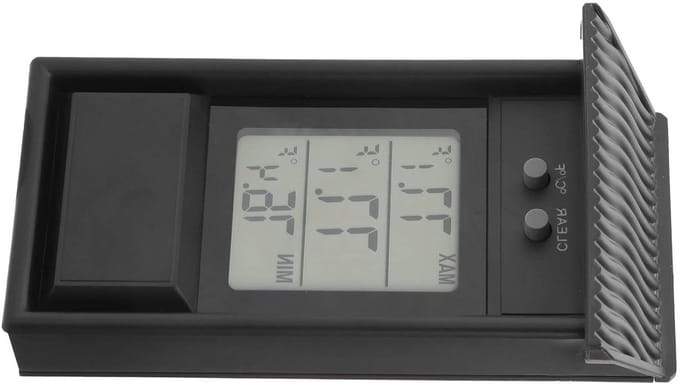 Digitale Thermometer - Temperatuurmeter - Tuin Meten - Compact Draagbaar - -20-50℃ - Wit