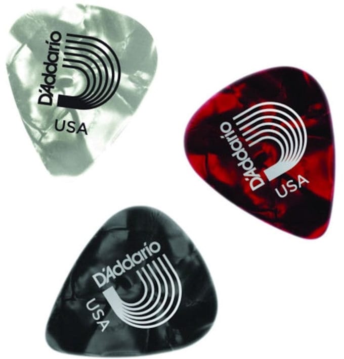 D'Addario 1CAPX-25 celluloid plectrums assortiment (set van 25)
