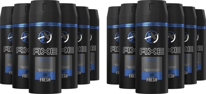 Axe Deodorant Bodyspray Anarchy for Him 150 ml - Voordeelverpakking 12 stuks