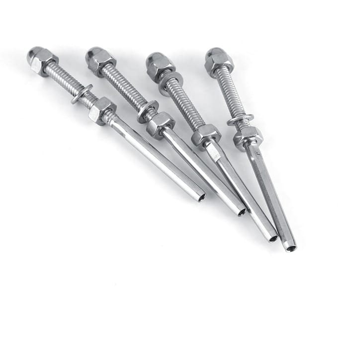 10 stuks RVS Draadspanner Studeinden voor 1 8 Kabelleuning Systeem