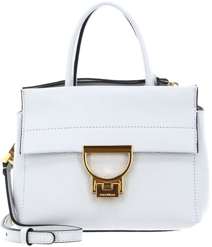 COCCINELLE Leren handtas schoudertas Arlettis Handbag Snow Lichtblauw
