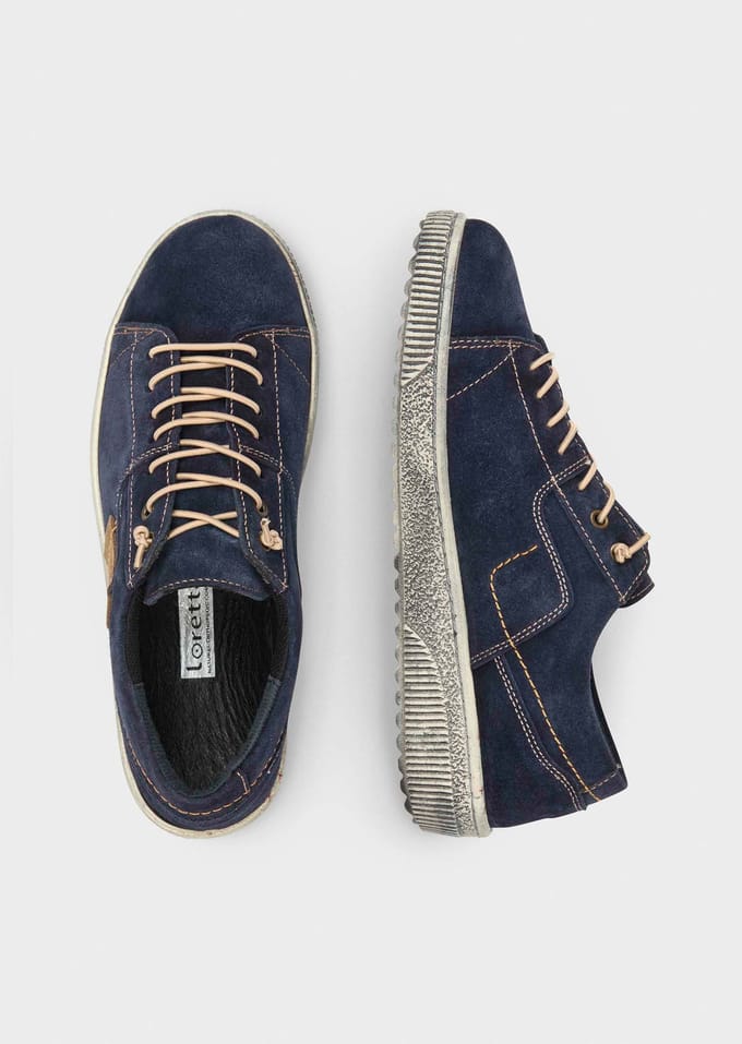 Schoenen van leer van wild - marine - Gr. 38 van Goldner Fashion