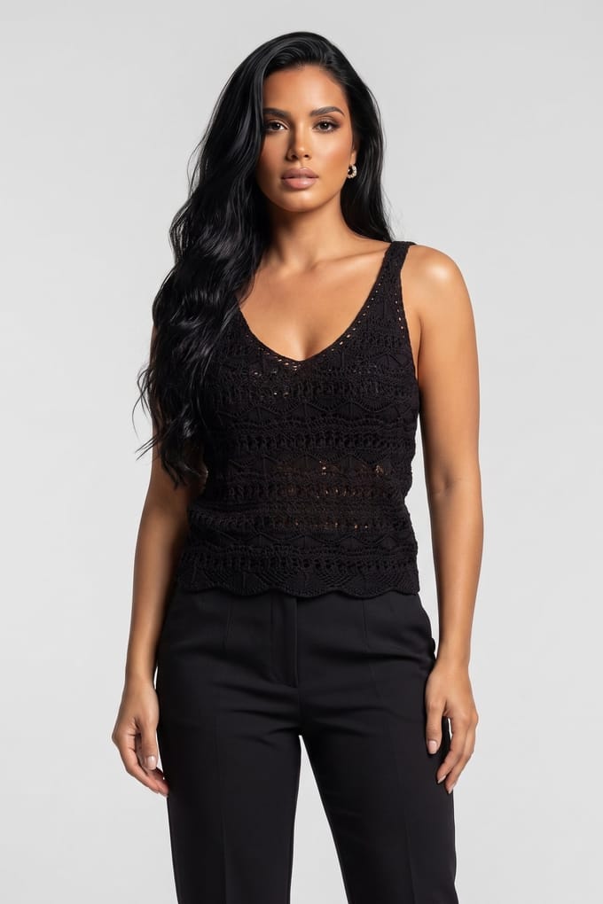 IRO Paris Labelle Pullover Black Maat: M | Mouwloze Tops Outlet | Dames | Zwart