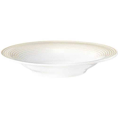 (6 stuks) SELTMANN WEIDEN Salade bord - Ø 190mm - Zandbeige Wit / Geel