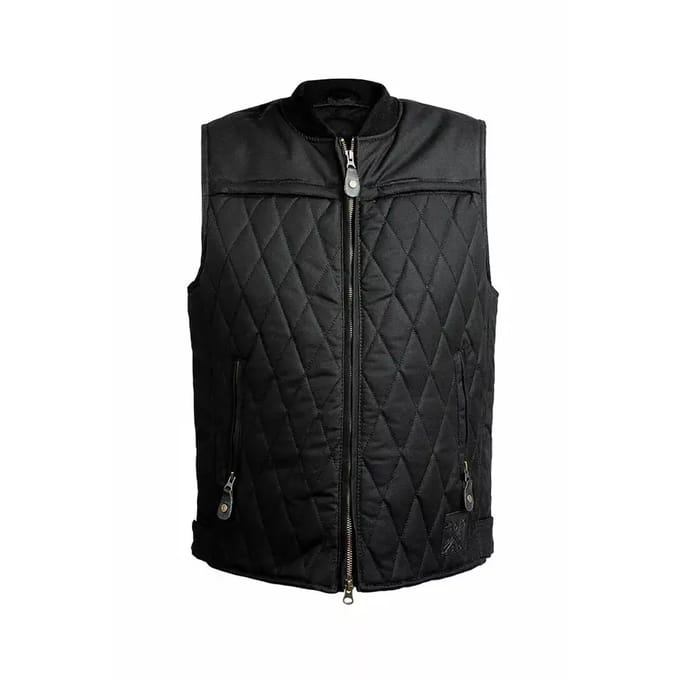 Leren motorvest John Doe Lowrider Wax