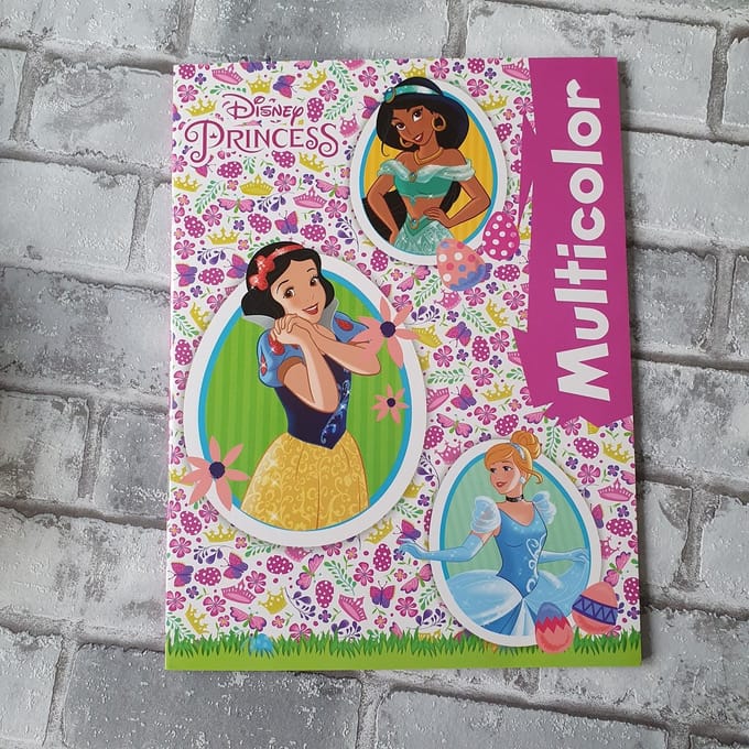 Multicolor, Kleurboek, disney, pasen, jasmine, sneeuwwitje, assepoester