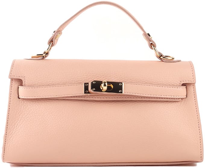 Giuliano lederen hadtas Ivara - Made in italy - Dames - Pink D13