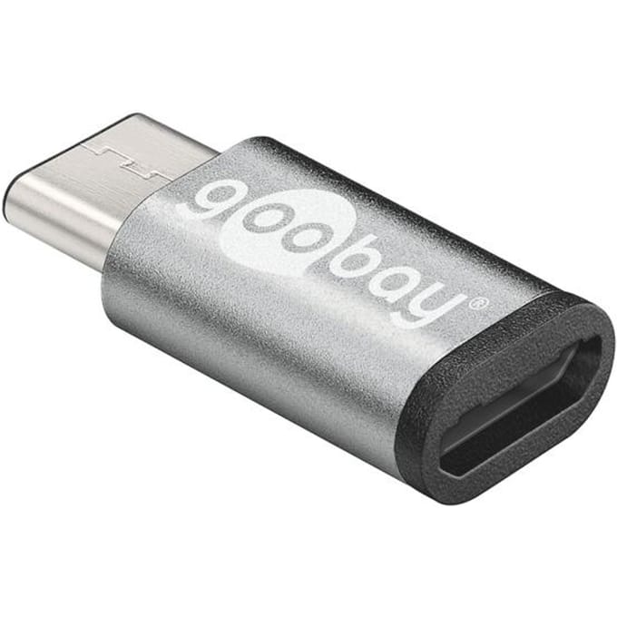 Micro-USB (F) naar USB-C (M) adapter- 480Mbit/s - USB 2.0 adapter