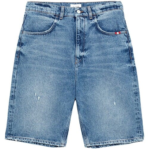 Amish Supplies Tommy denim shorts bermuda brede been jeans - labrea denim