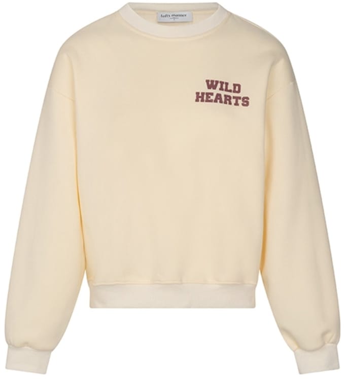 Lofty Manner Trui Sweater Nayla Ra17 115 Ecru Dames Maat - L