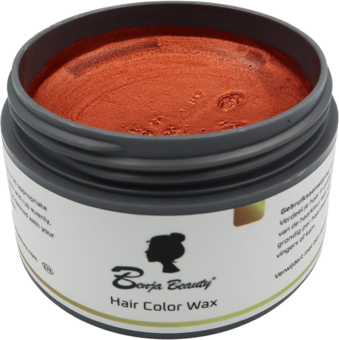 BenjaBeauty Haarwax - Haarkleuring - Haarverf - Carnaval - Halloween - Cosplay - Haarcrème - Bruin