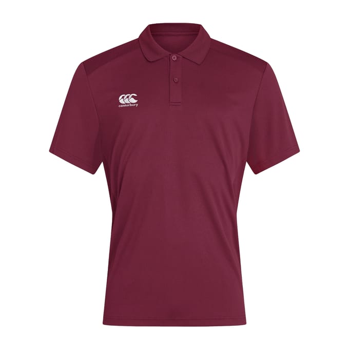 Canterbury Heren Club Dry Poloshirt (Maroon)