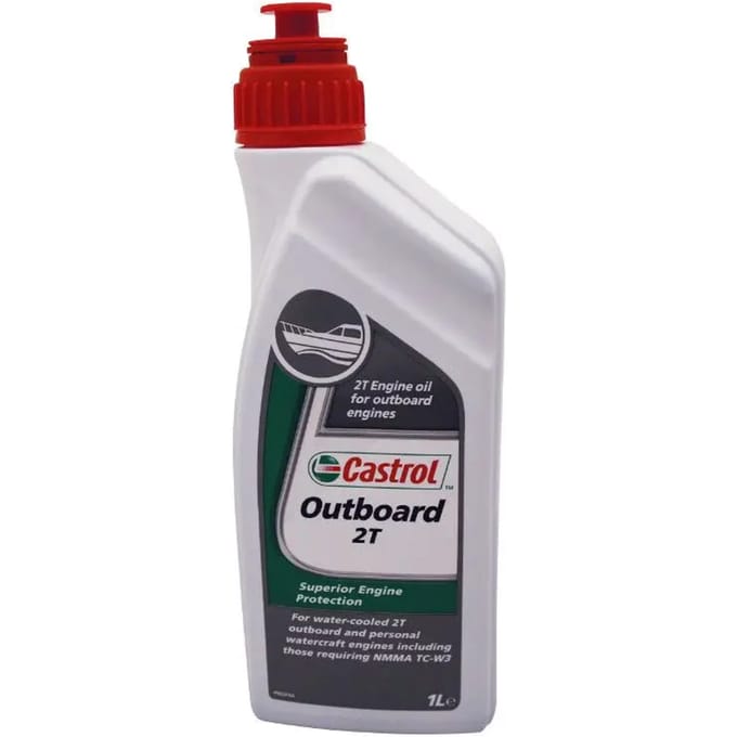 Motorolie voor boten Castrol Outboard 2T 1 L