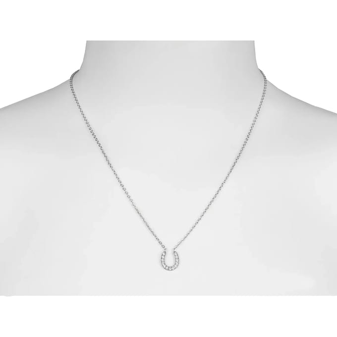 Horseshoe collier met strass HORKA