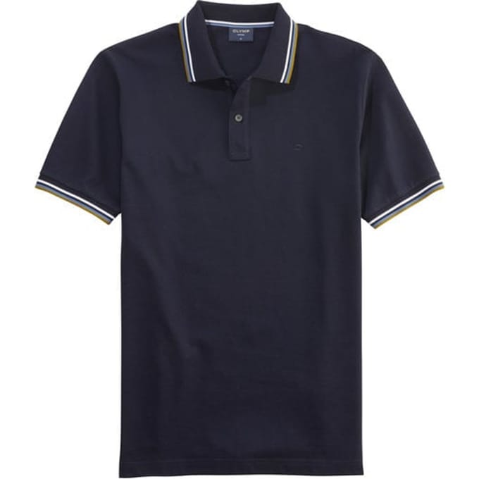 OLYMP Casual Jersey, Marineblauw