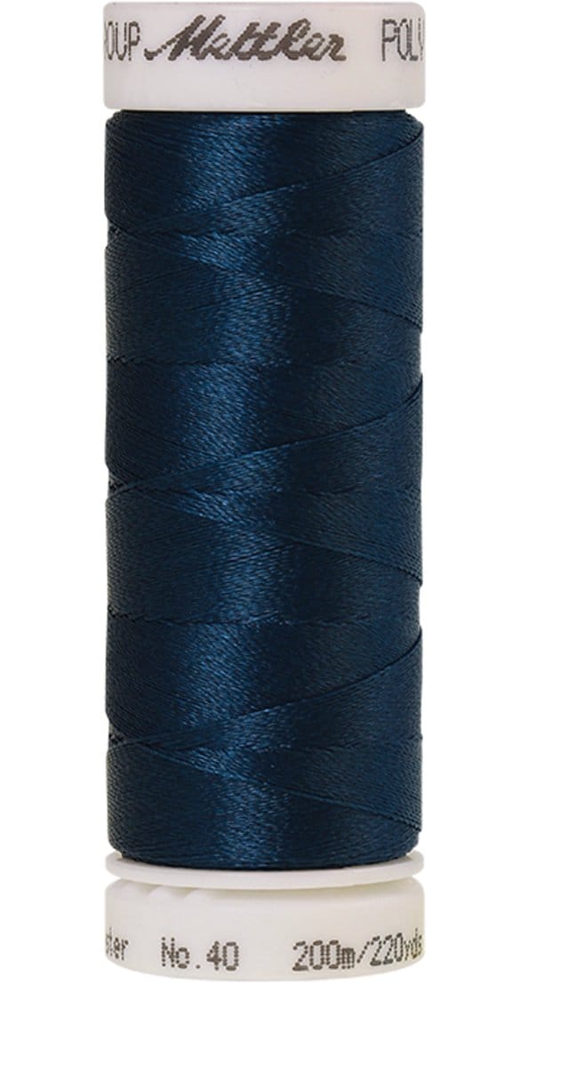 Mettler borduurgaren - Blauw - Nr 4133 - Polysheen - 200 meter