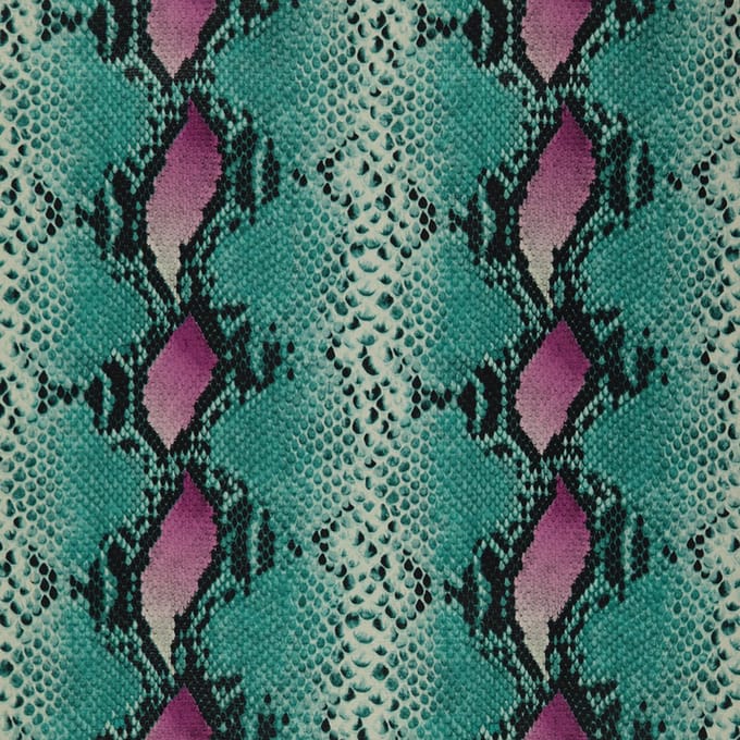 FC Jungle Club Mamushi 40-Teal - papierbehang - 10m x 53cm