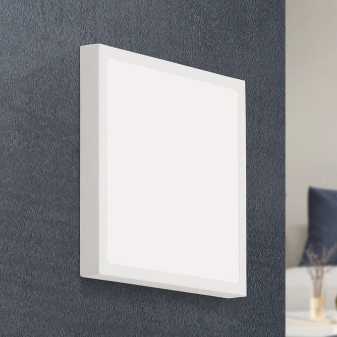 ORION LED wandlamp Vika in vierkante vorm, 23 cm