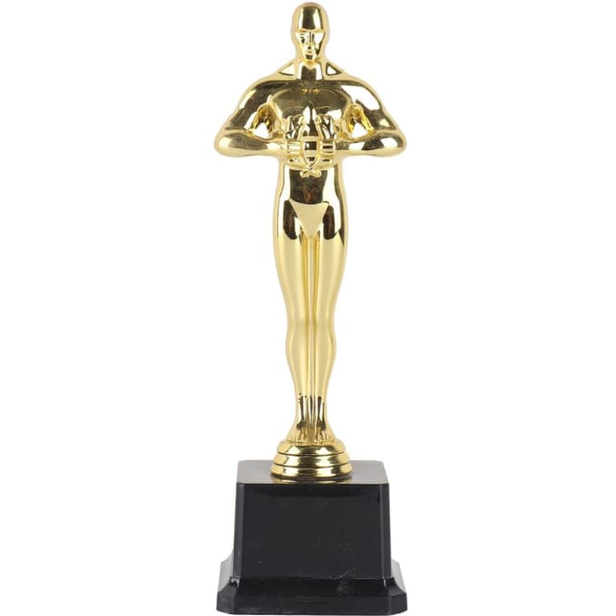 Trophée Plaqué Or Petit Trophée Homme d'Or Souvenir de Compétition beige