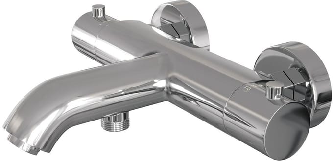 Brauer Chrome Edition - Opbouw Baddouche Thermostaatkraan - Chroom