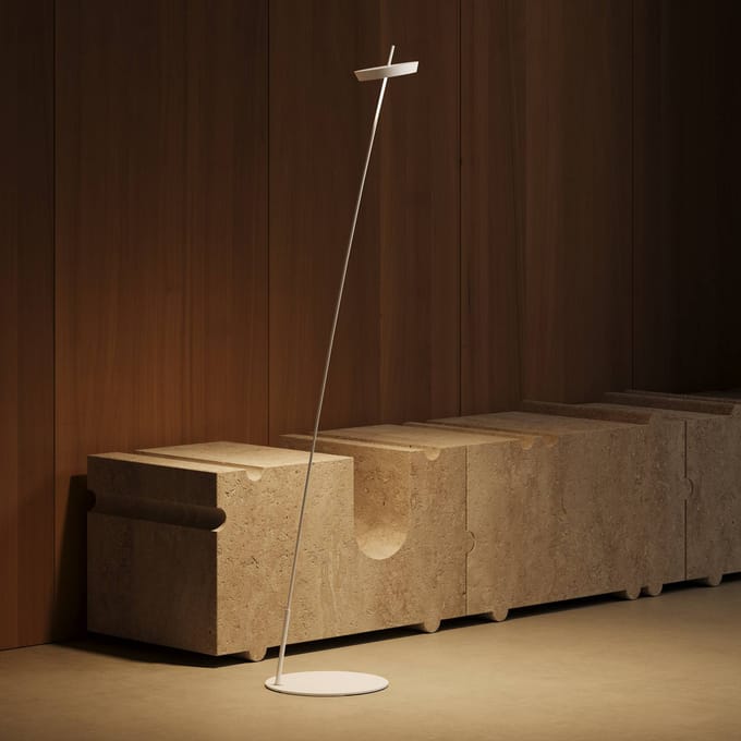 Sigor LED vloerlamp Mahina, wit, hoogte 130 cm, metaal, CCT