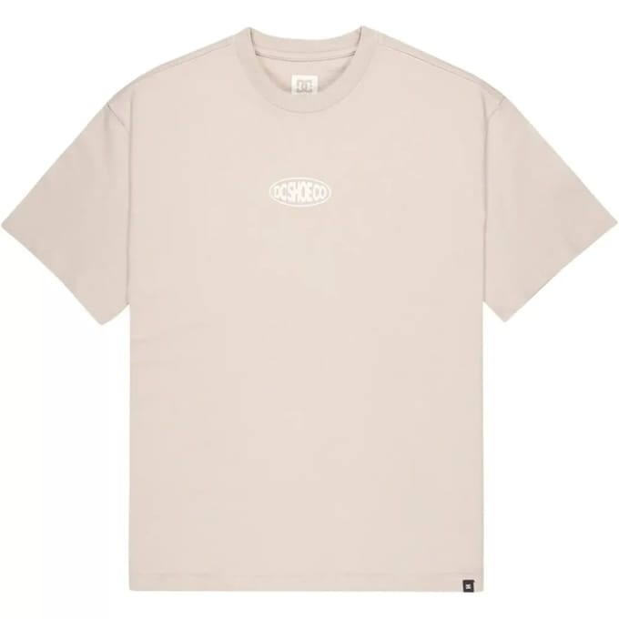 Dc Shoes Lectric T-shirt Met Korte Mouwen Beige S Man