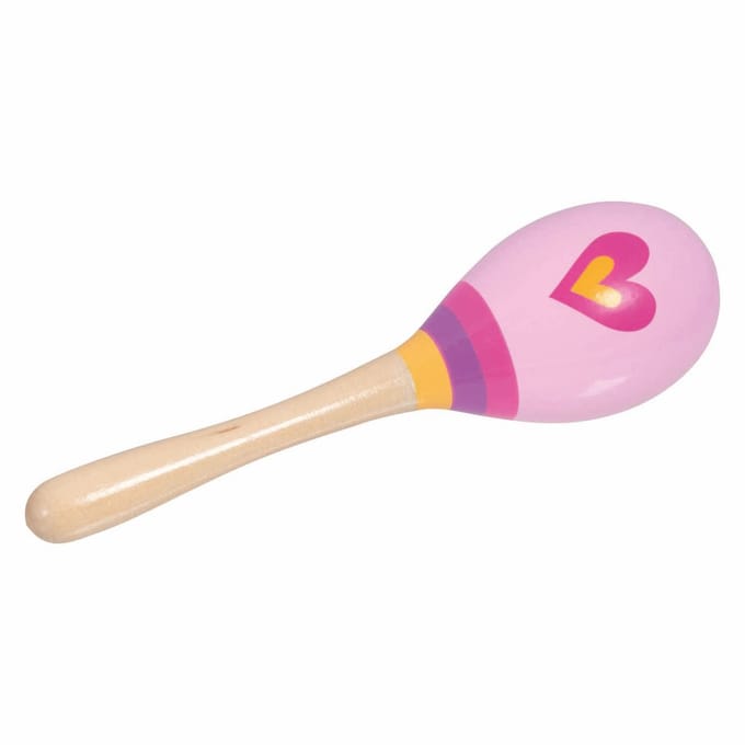 Goki Wooden Maracas Heart