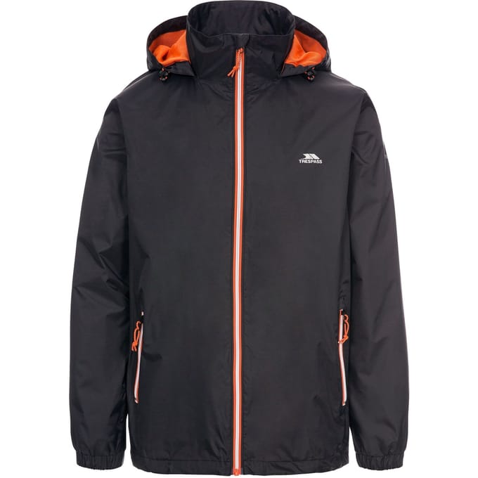 Trespass Waterdichte herenjas Briar (Zwart)