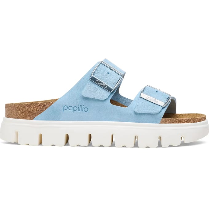 Dames muiltjes Papillio Arizona Platform Suede Leather