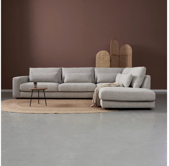 PEPP interiors Hoekbank COMO met ottoman rechts - Puente 09