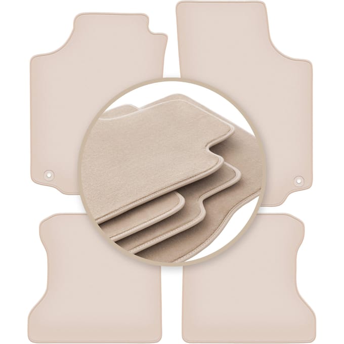 PREMIUM beige vloermatten voor: Opel Combo C combivan 2001-2011